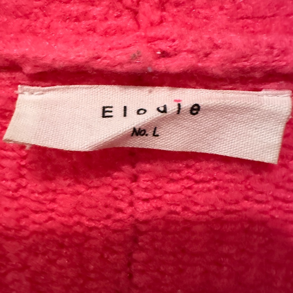 Elodie Pink Cozy Knit Cardigan Sweater - Picture 4 of 4